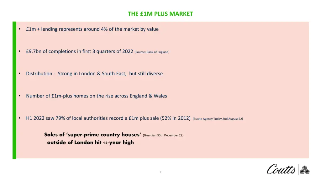 the 1m plus market