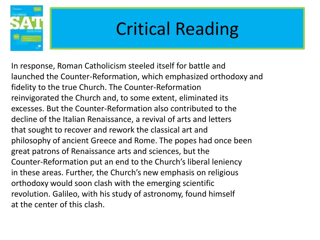 critical reading 2