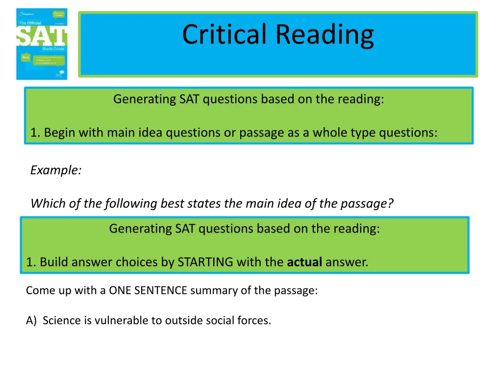 critical reading 6