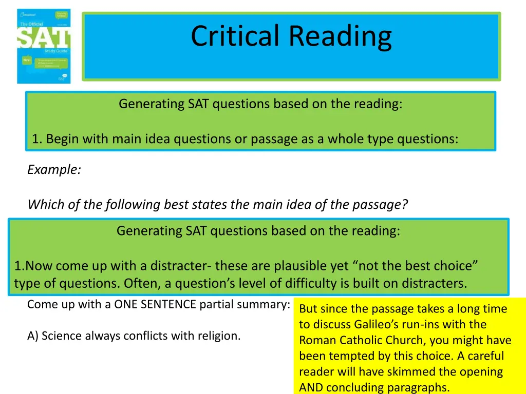 critical reading 7