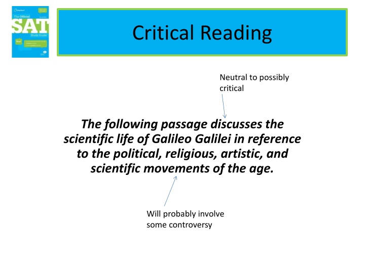 critical reading