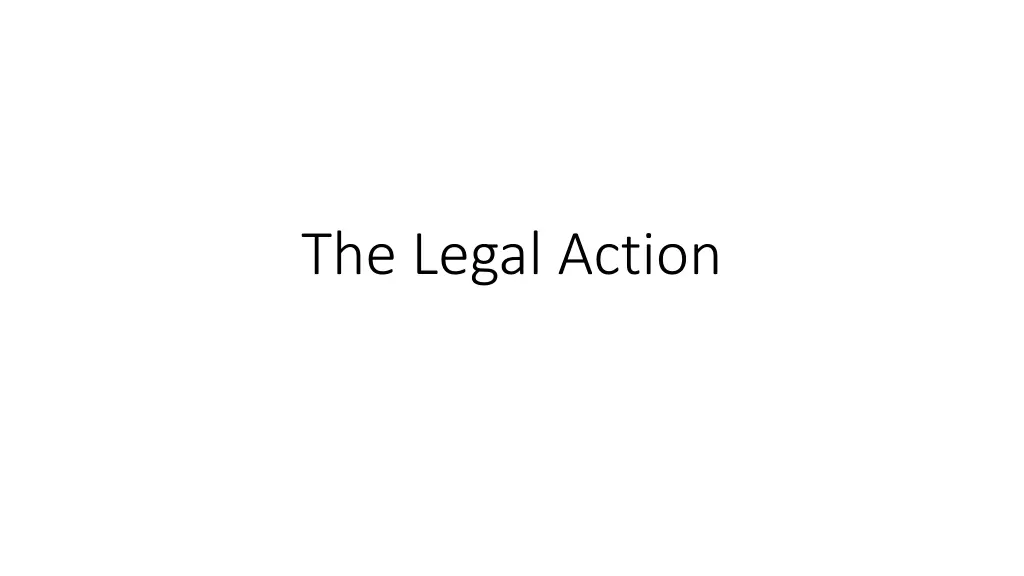 the legal action