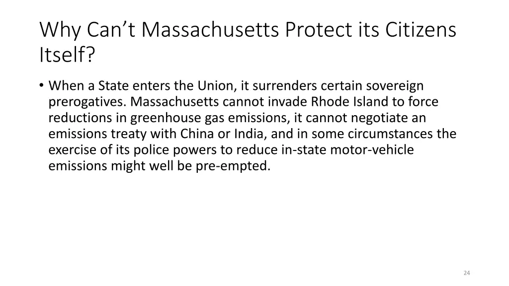 why can t massachusetts protect its citizens