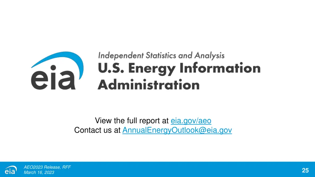 view the full report at eia gov aeo contact