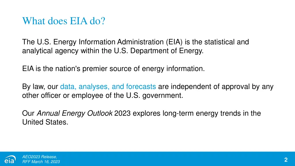 what does eia do