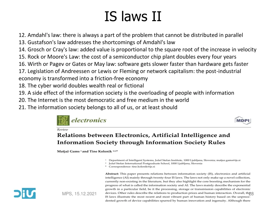 is laws ii