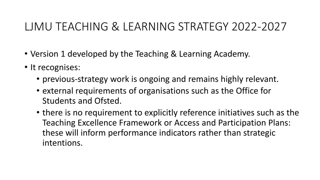 ljmu teaching learning strategy 2022 2027