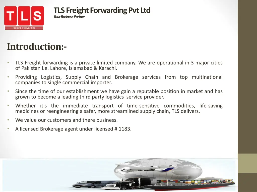 tls freight forwarding pvt ltd your business 1