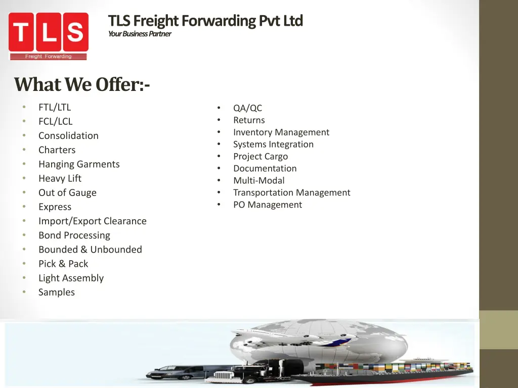 tls freight forwarding pvt ltd your business 7