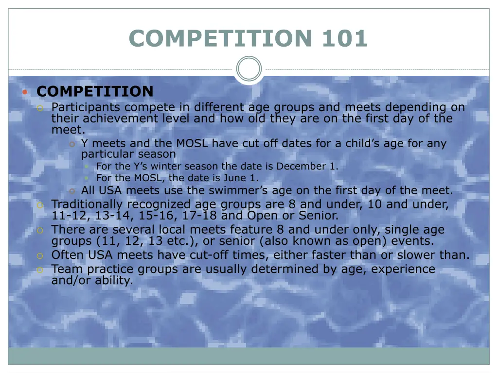 competition 101 1