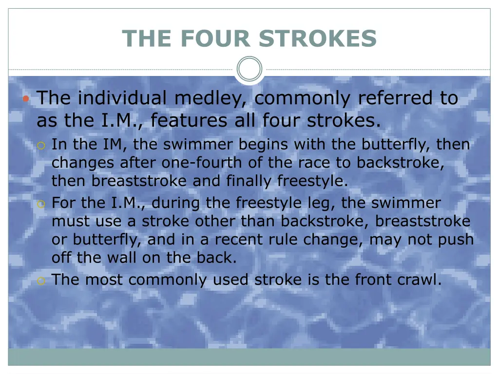 the four strokes 4