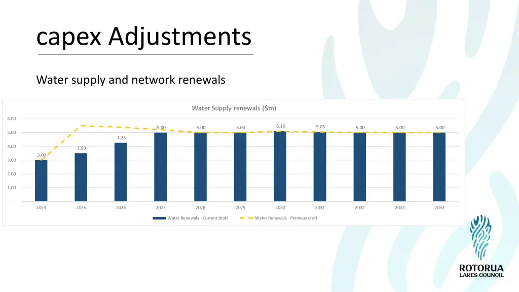 capex adjustments 1