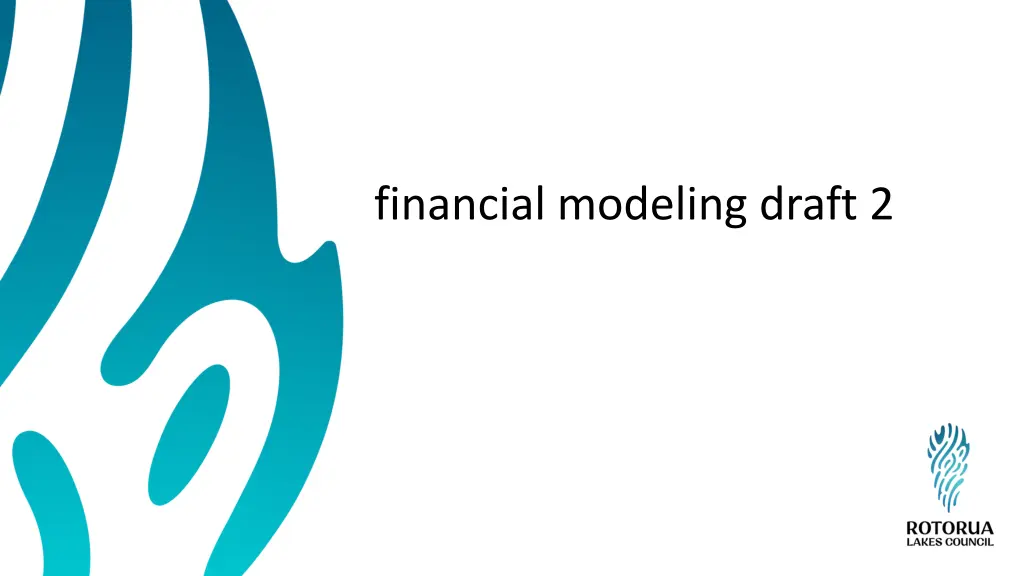 financial modeling draft 2