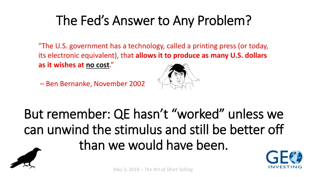 the fed s answer to any problem the fed s answer