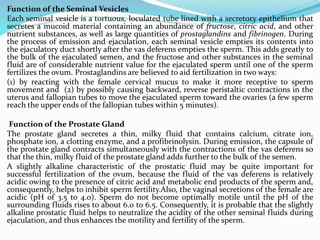 functionof the seminal vesicles each seminal