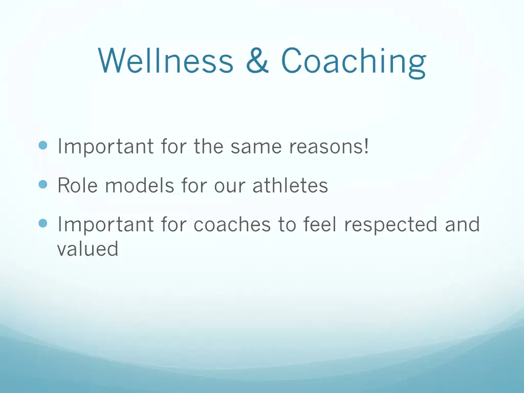 wellness coaching