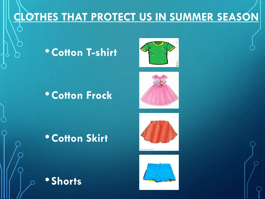 clothes that protect us in summer season