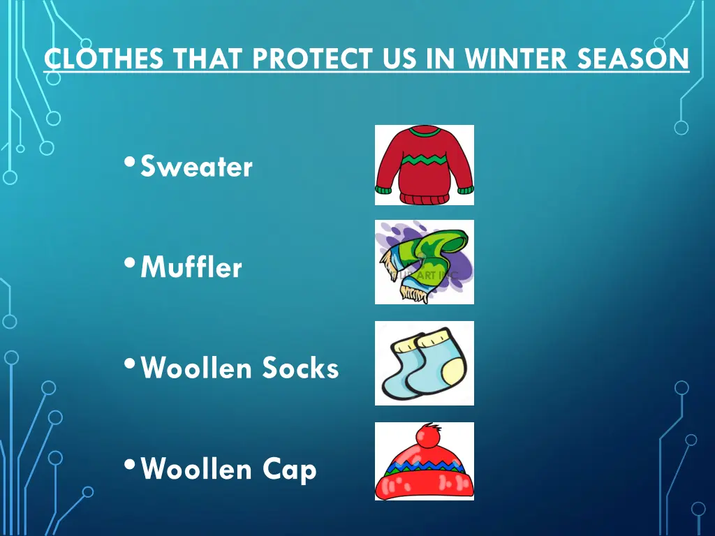 clothes that protect us in winter season