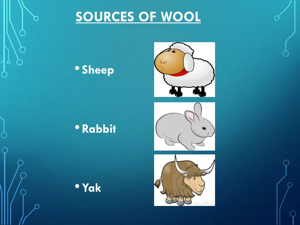 sources of wool