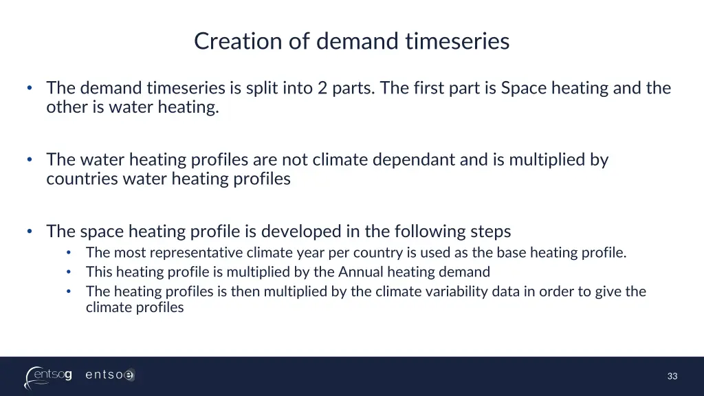 creation of demand timeseries