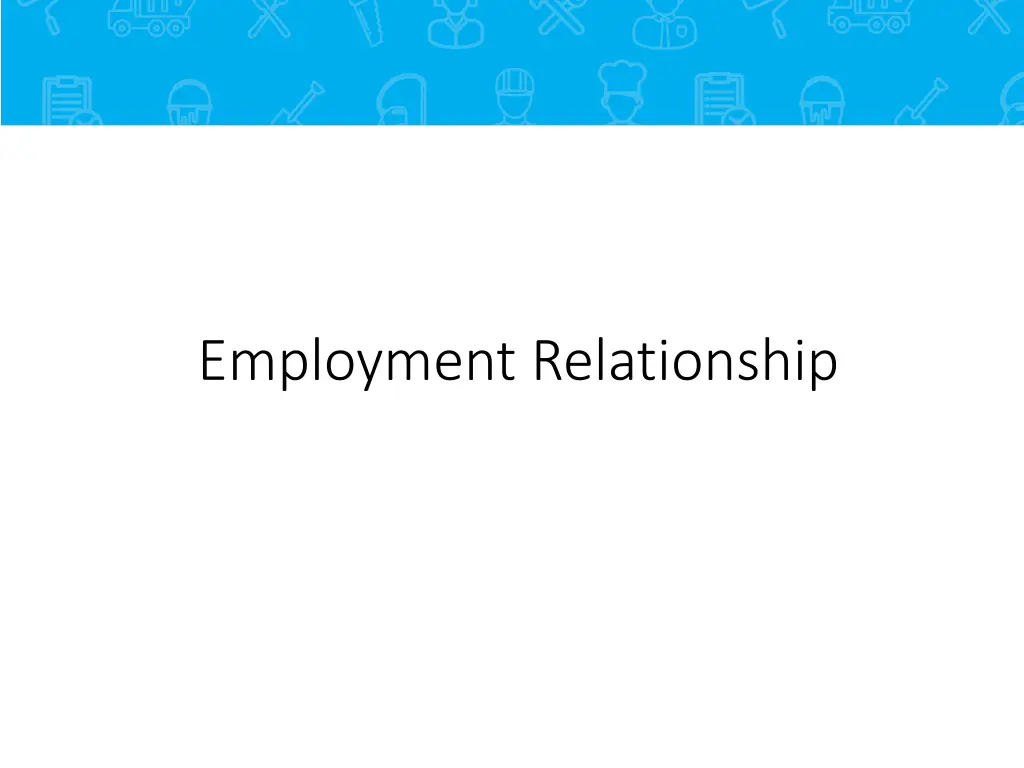 employment relationship