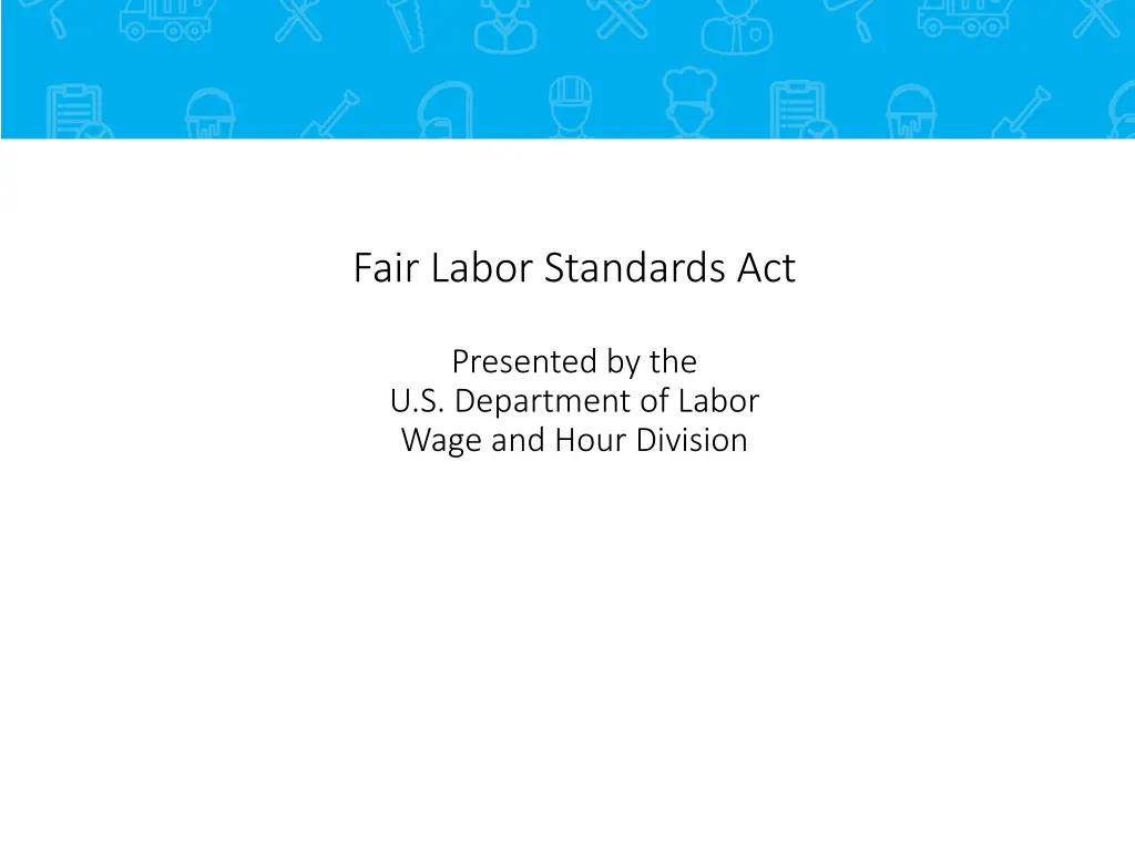 fair labor standards act