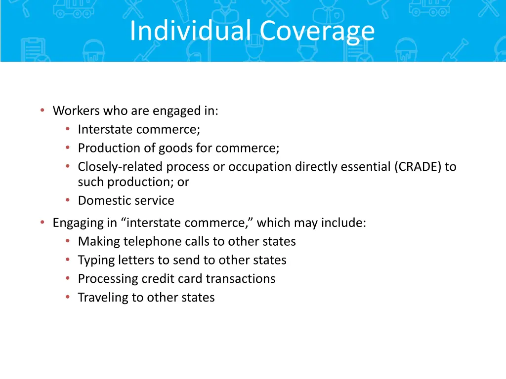 individual coverage