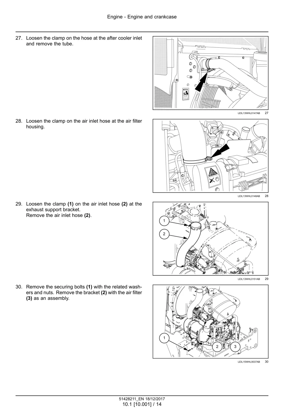 engine engine and crankcase 11