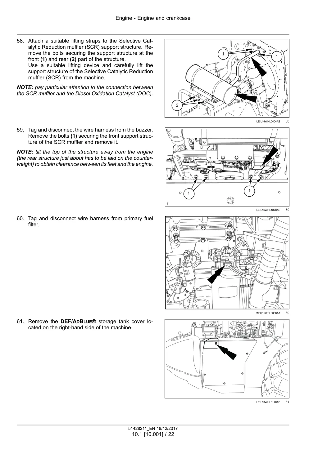 engine engine and crankcase 19