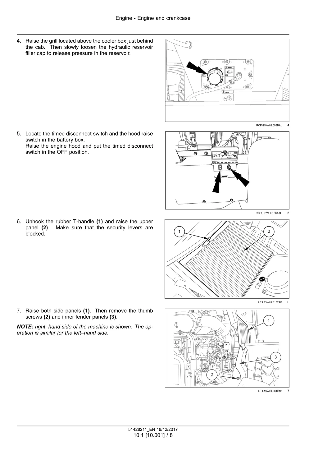 engine engine and crankcase 5