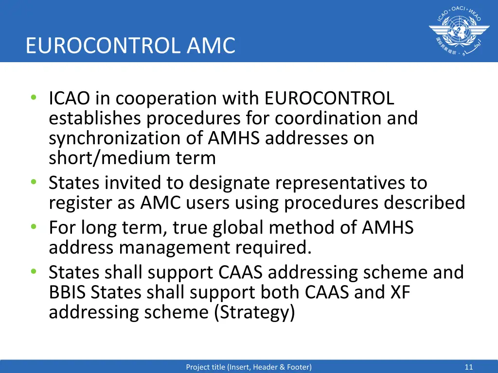 eurocontrol amc