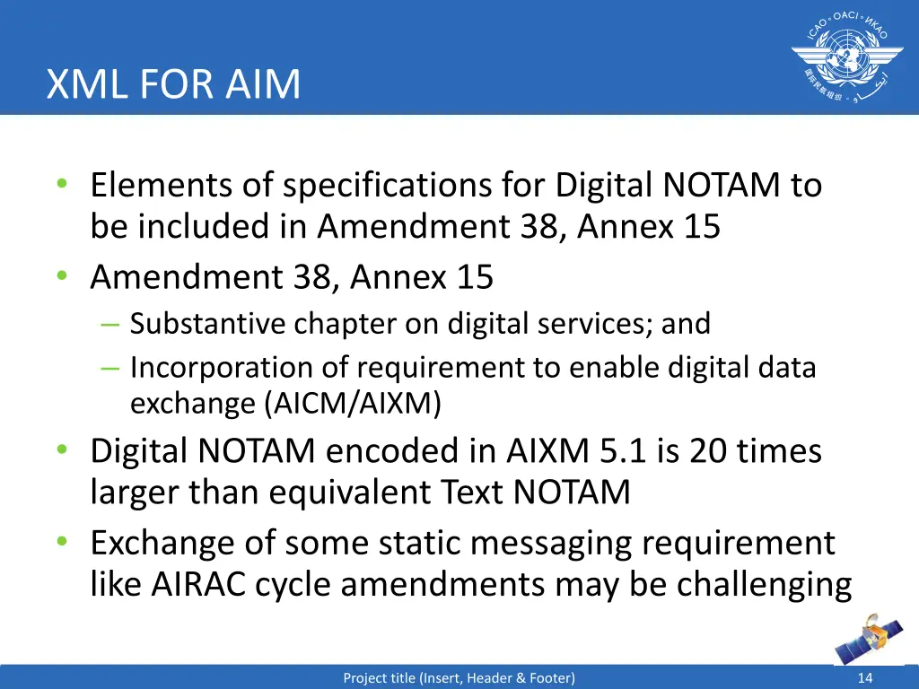 xml for aim