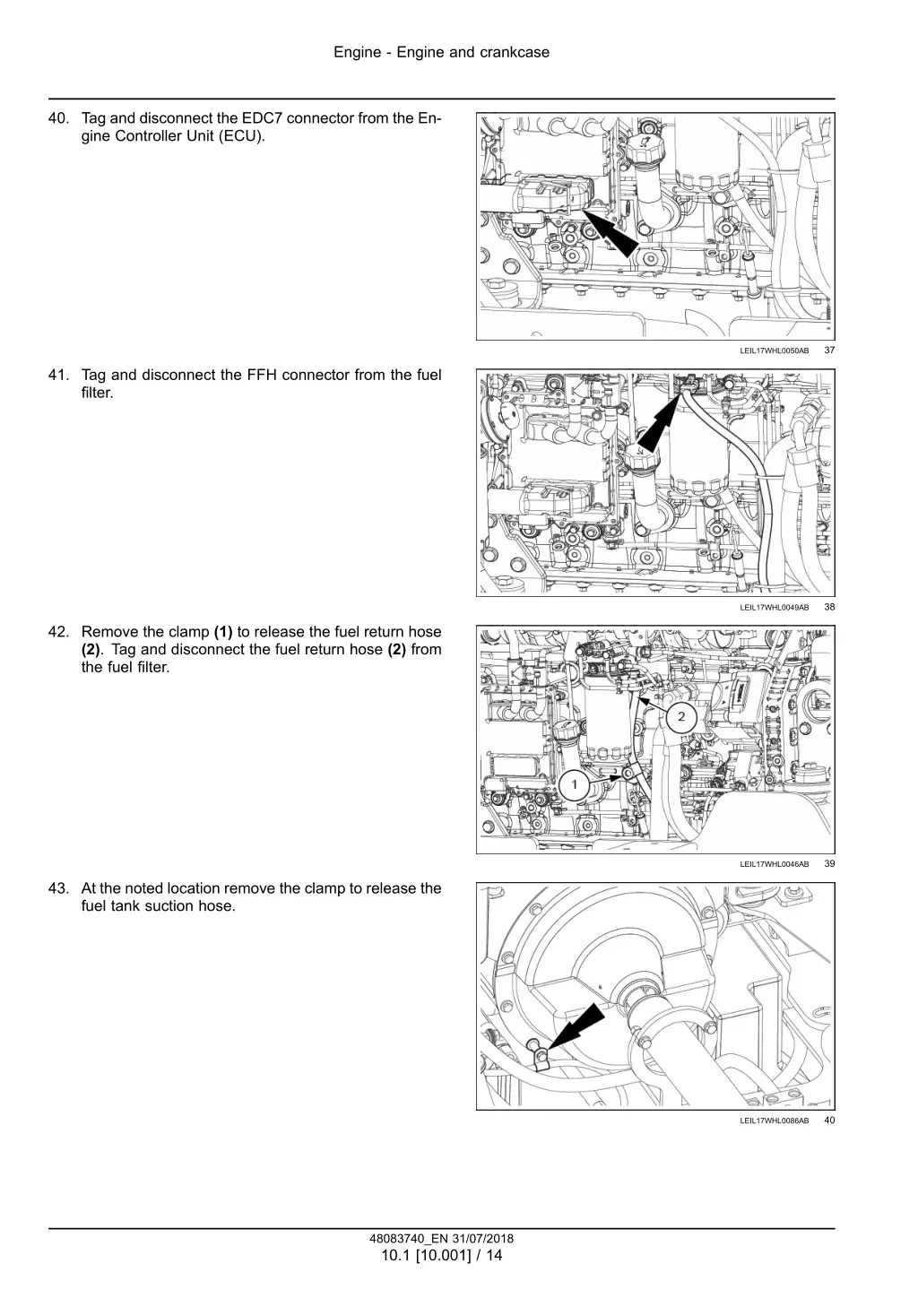 engine engine and crankcase 11