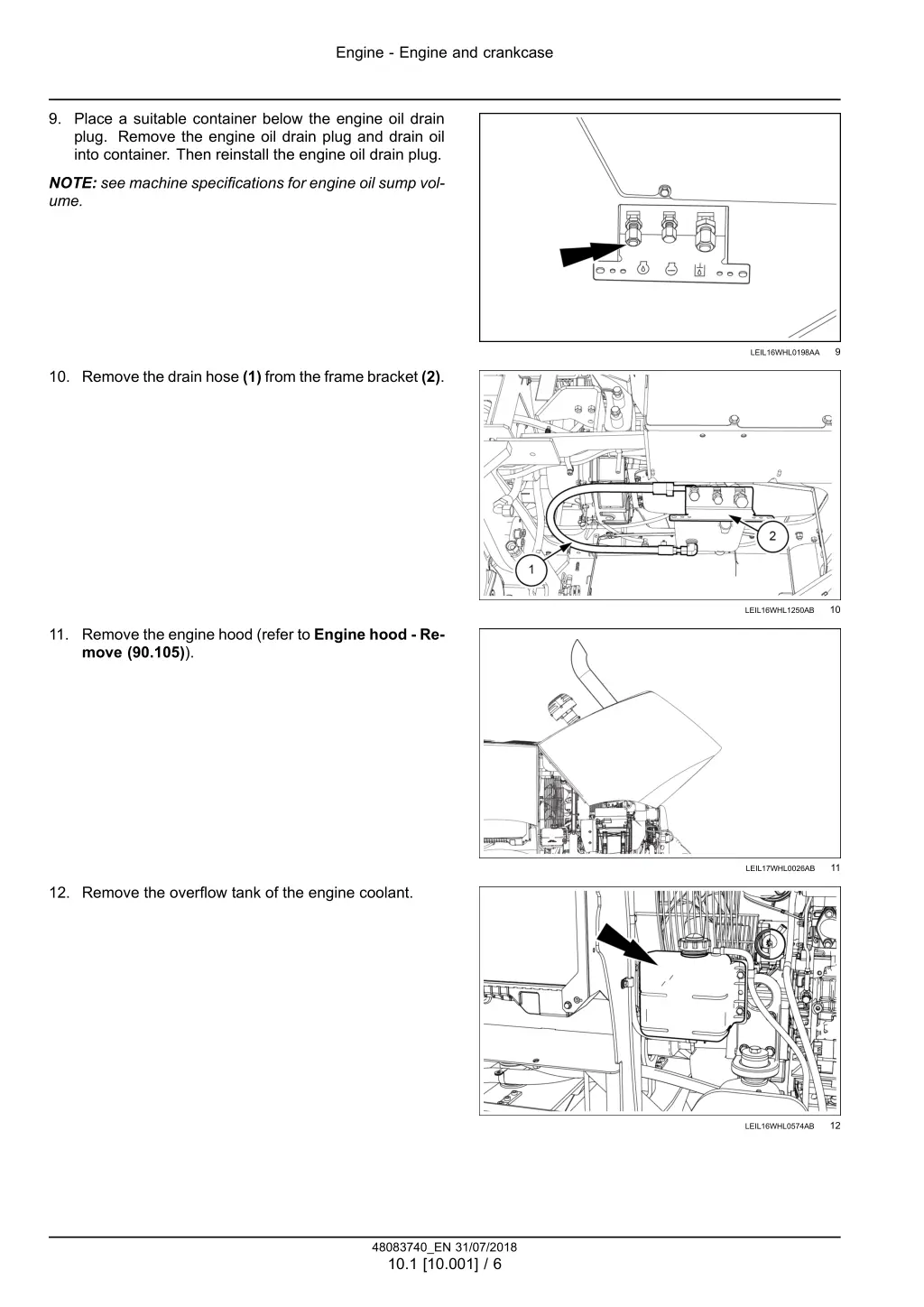 engine engine and crankcase 3