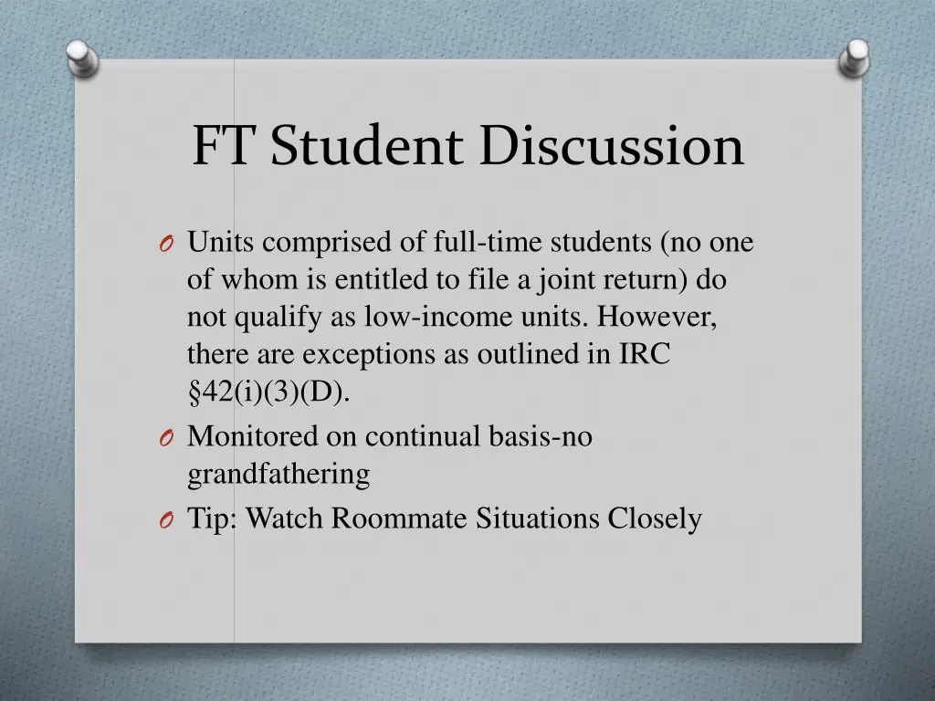 ft student discussion