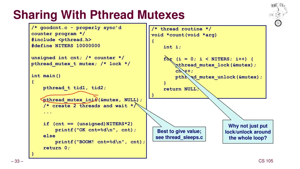 sharing with pthread mutexes