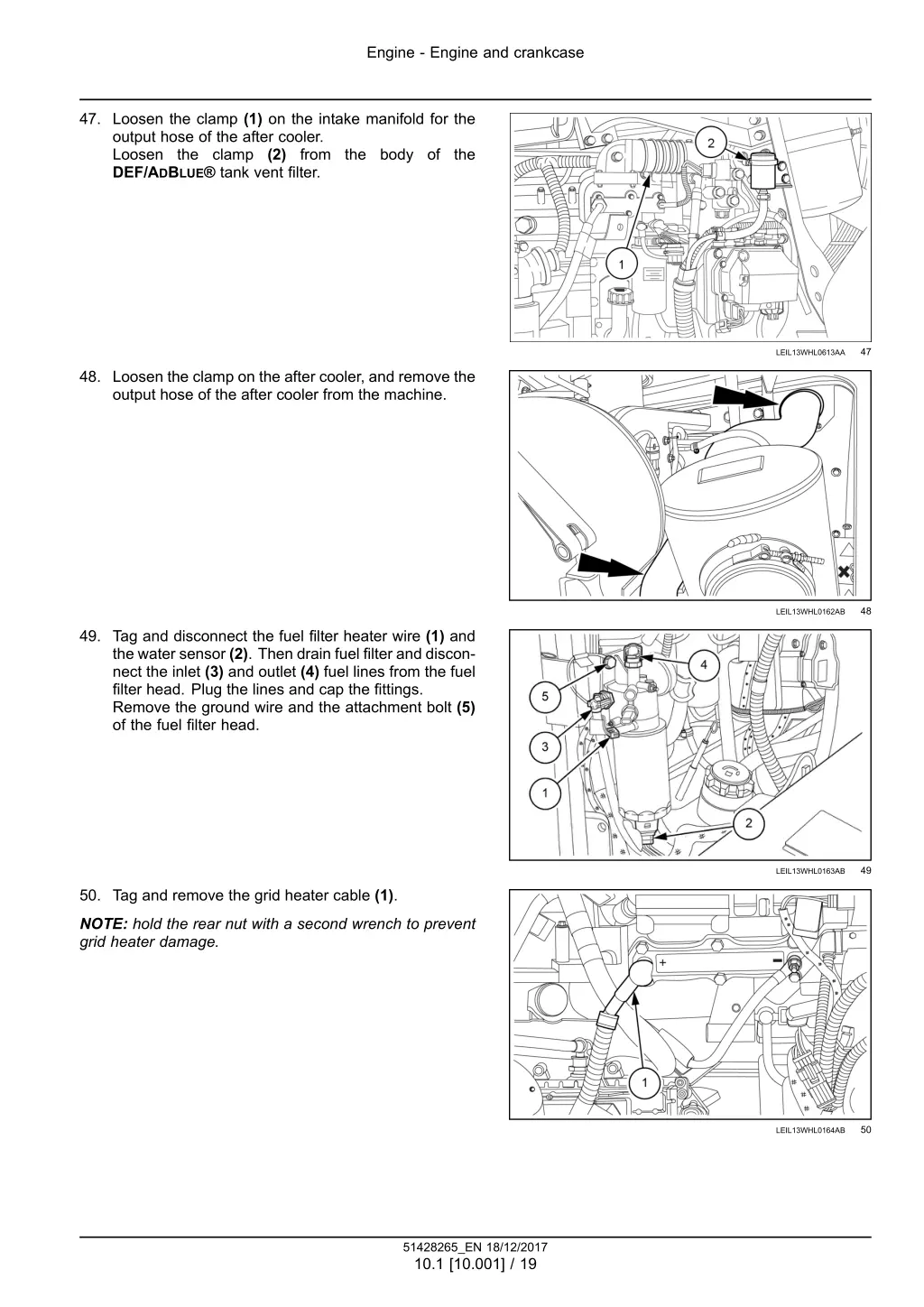 engine engine and crankcase 16