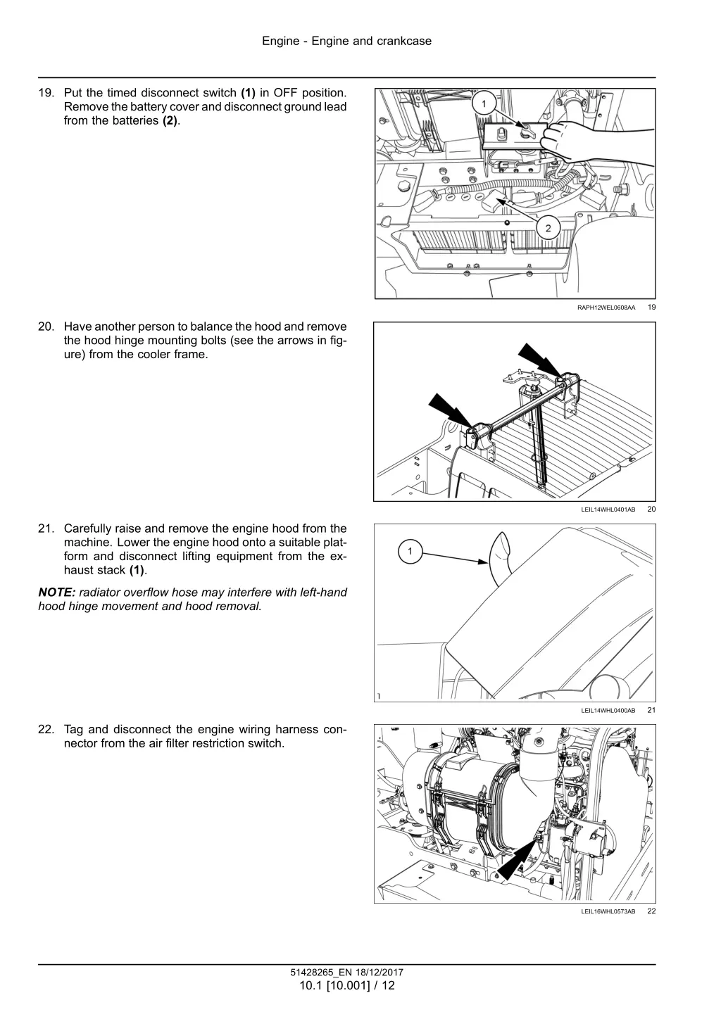 engine engine and crankcase 9