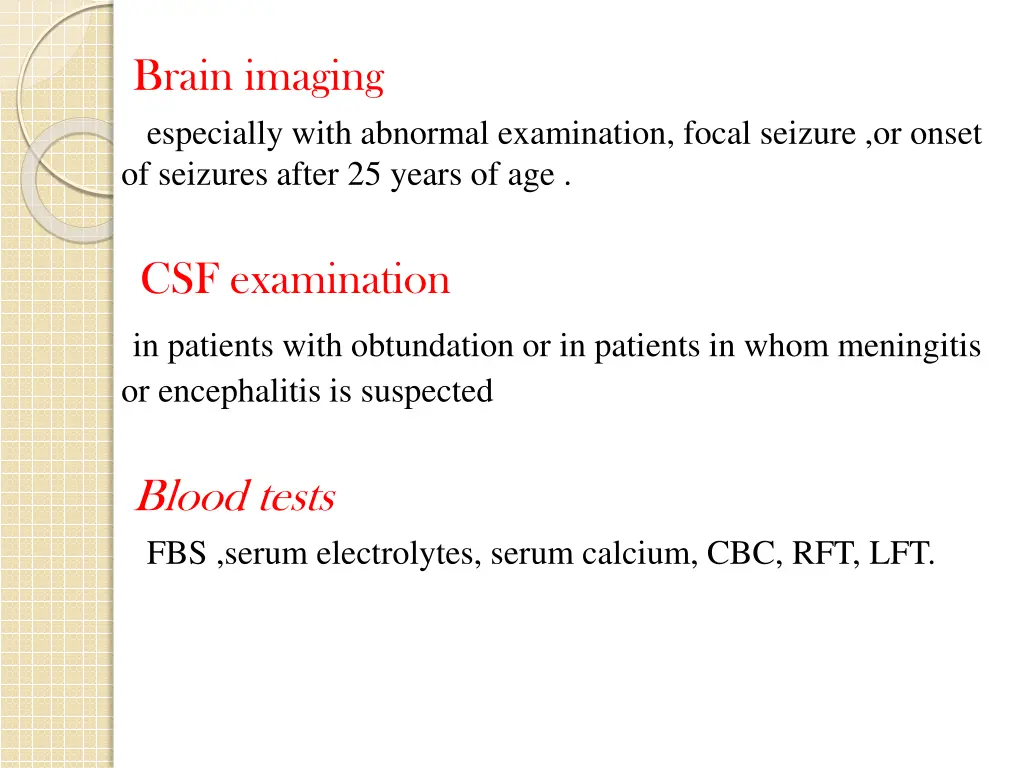 brain imaging especially with abnormal