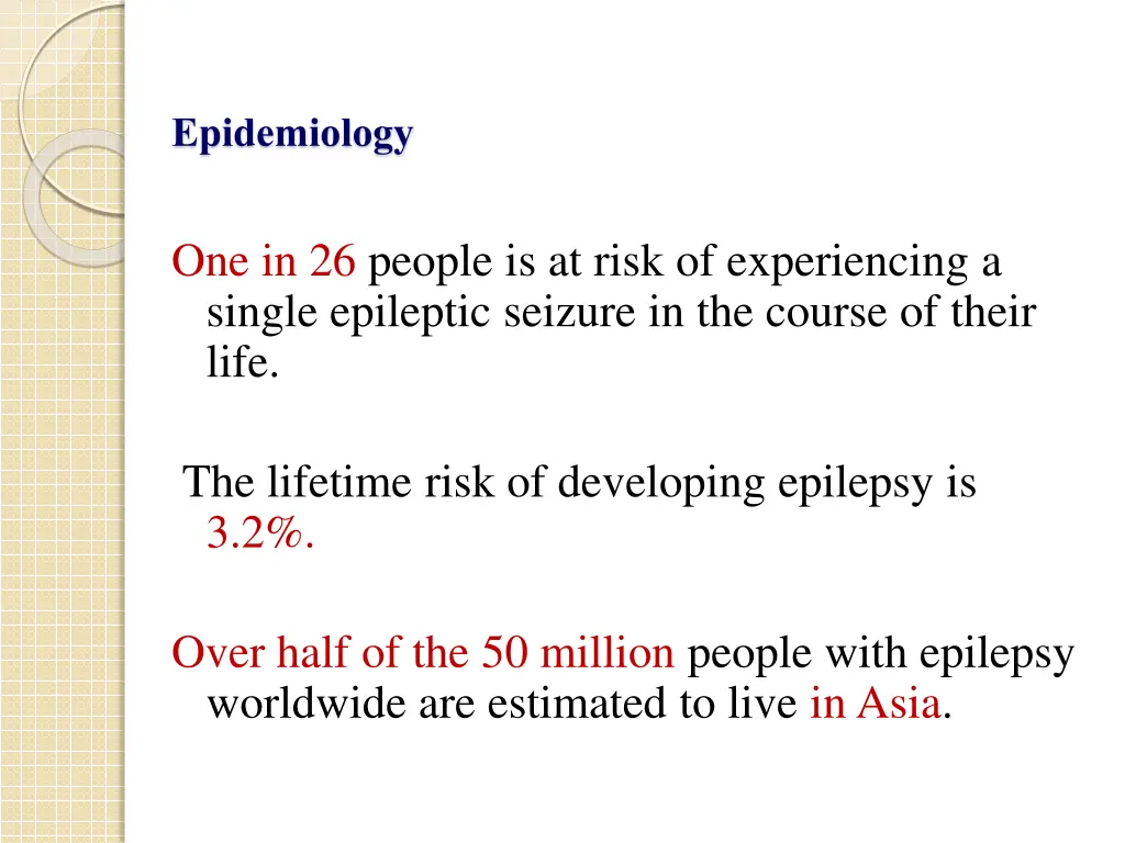 epidemiology