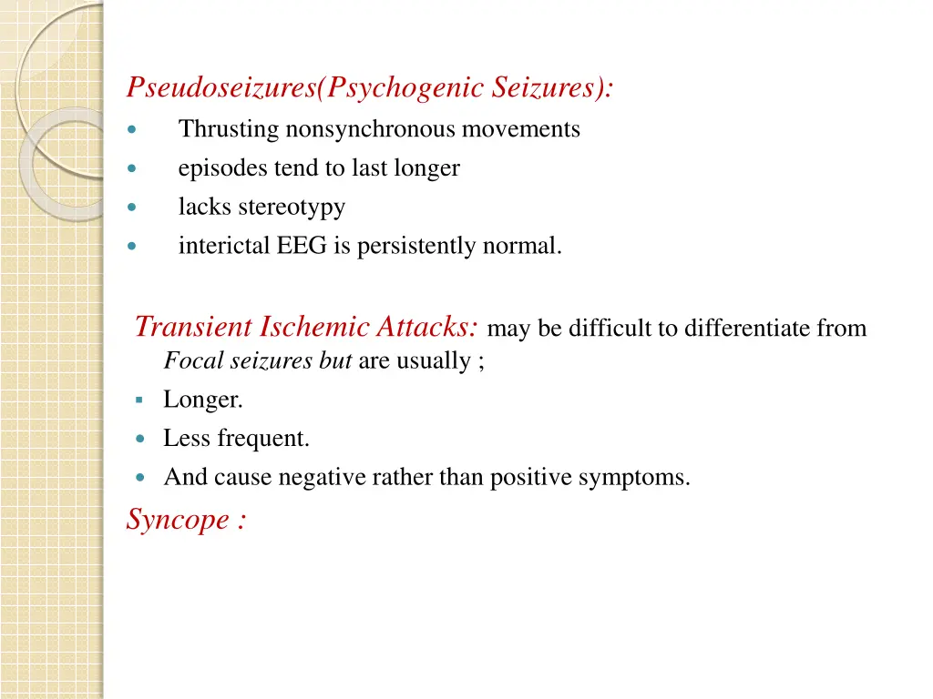 pseudoseizures psychogenic seizures thrusting