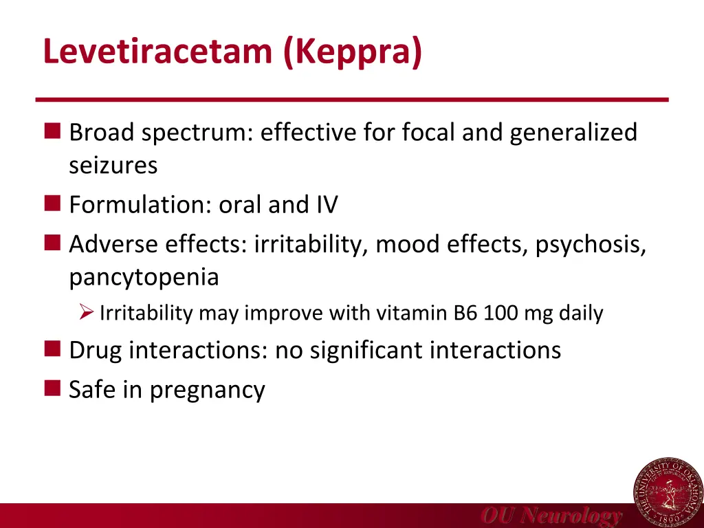 levetiracetam keppra