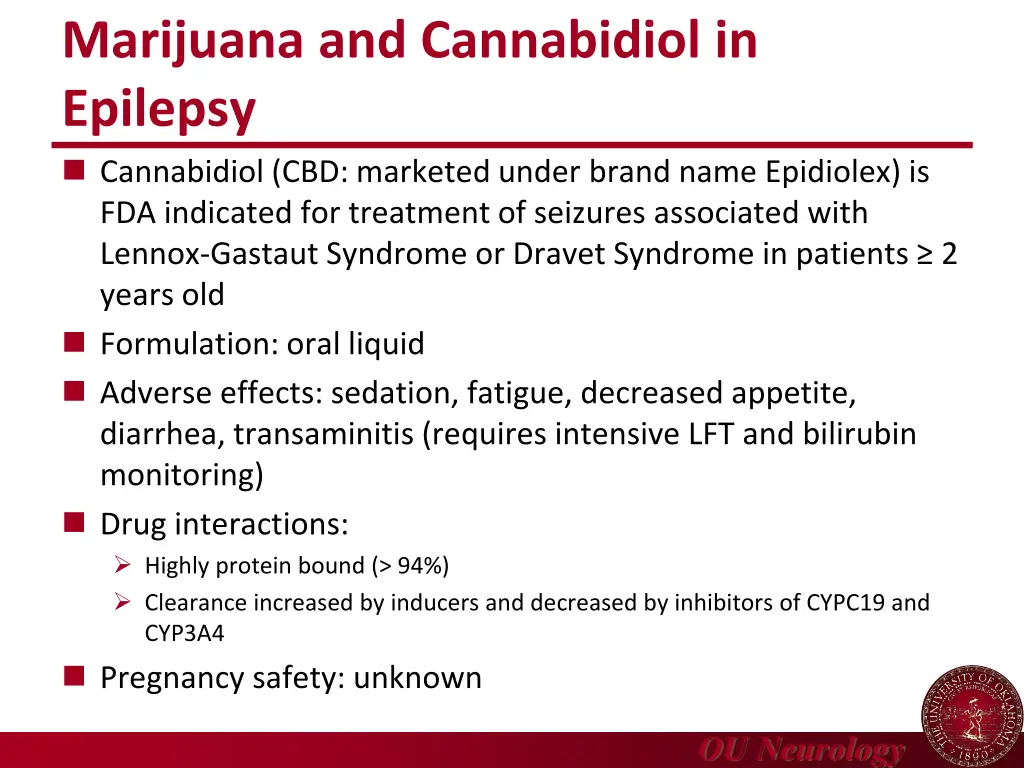 marijuana and cannabidiol in epilepsy cannabidiol