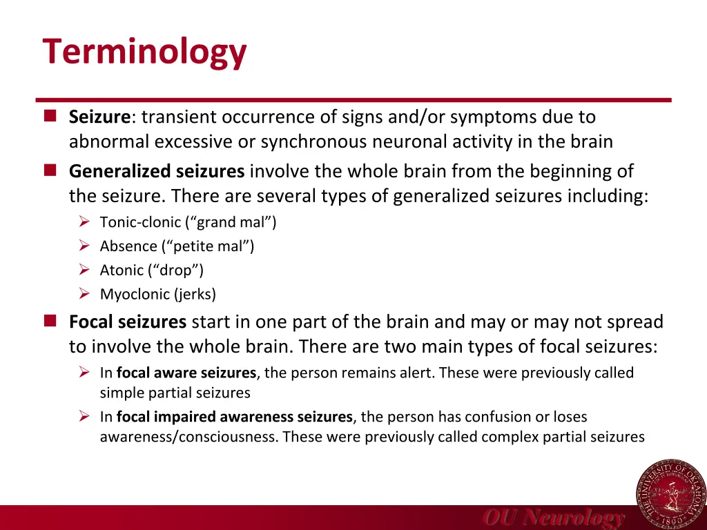 terminology