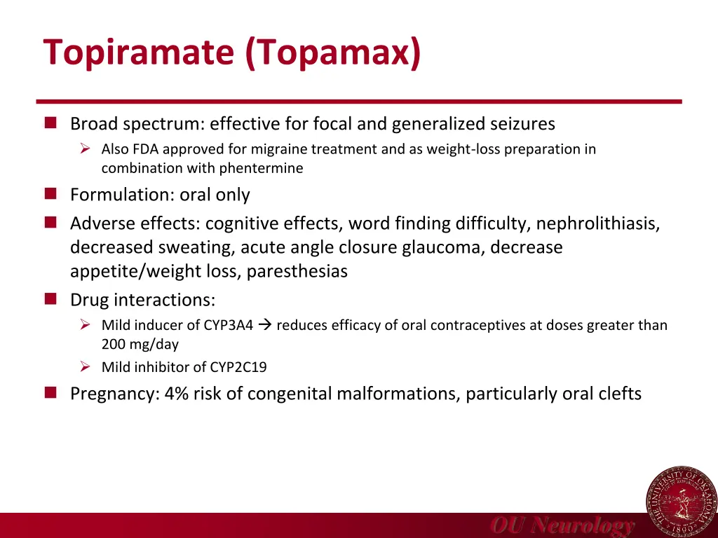 topiramate topamax