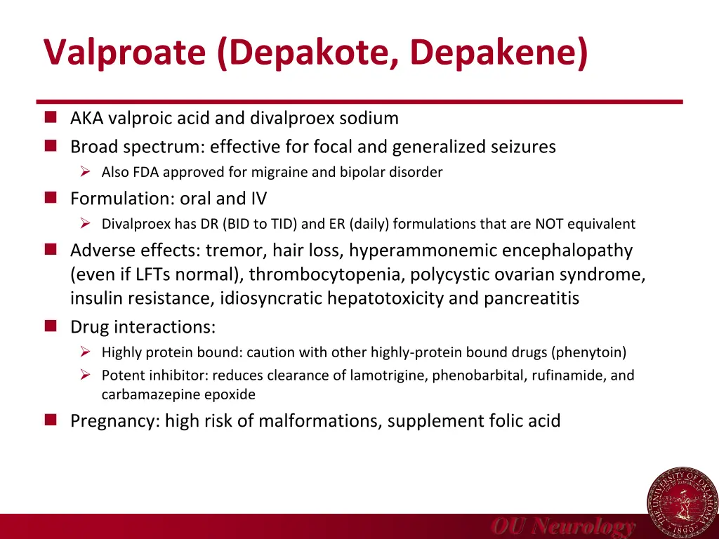 valproate depakote depakene