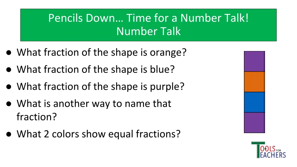 pencils down time for a number talk number talk 6