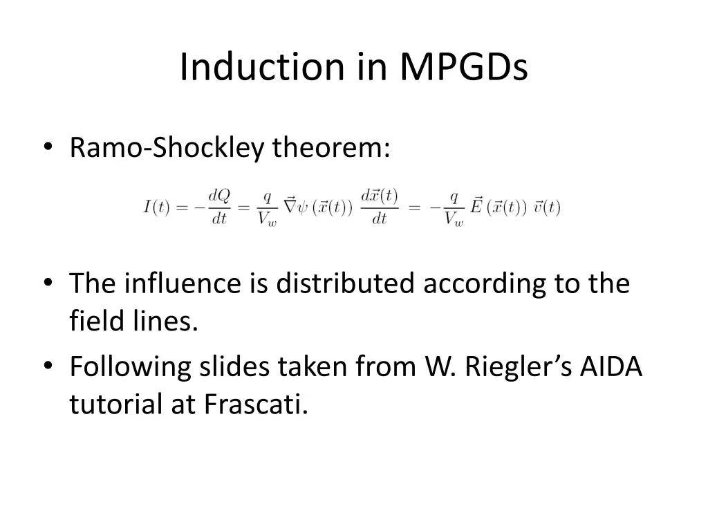 induction in mpgds