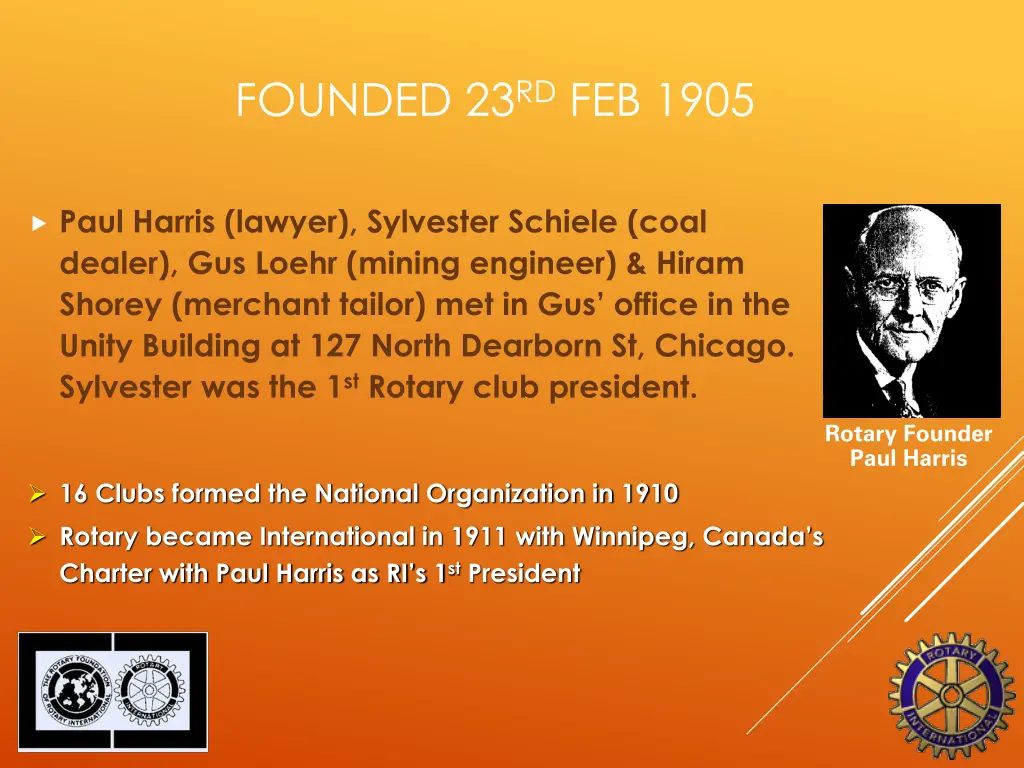 founded 23 rd feb 1905