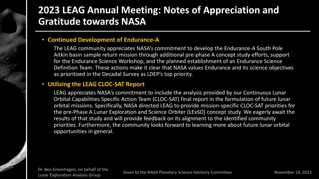 2023 leag annual meeting notes of appreciation 3